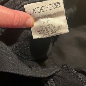Like NEW pair of black Joe’s Jeans